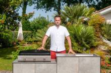 Conception et pose de cuisines dété extérieures de fabrication française CANY BARVILLE Ô FEU